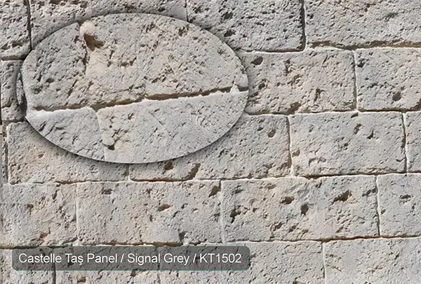 Castelle Soli Taş Panel • Signal Grey 1 Castelle Soli Taş Panel • Signal Grey